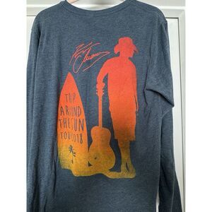 Kenny Chesney Trip Around The Sun Tour 2018 Tee Shirt Adult Blue Gray Large